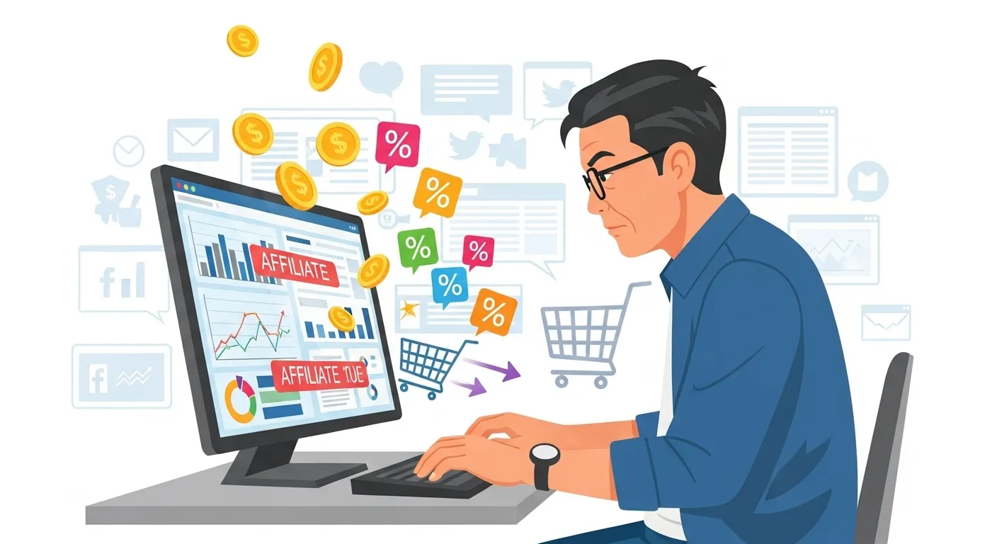 Marketing de afiliados para ganhar comissões online